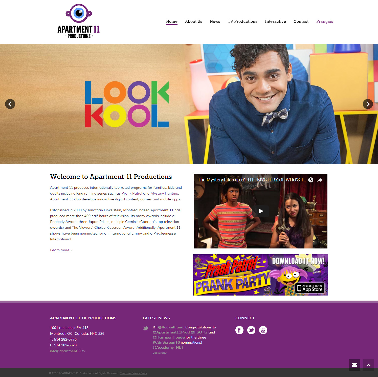 Apartment 11 Website