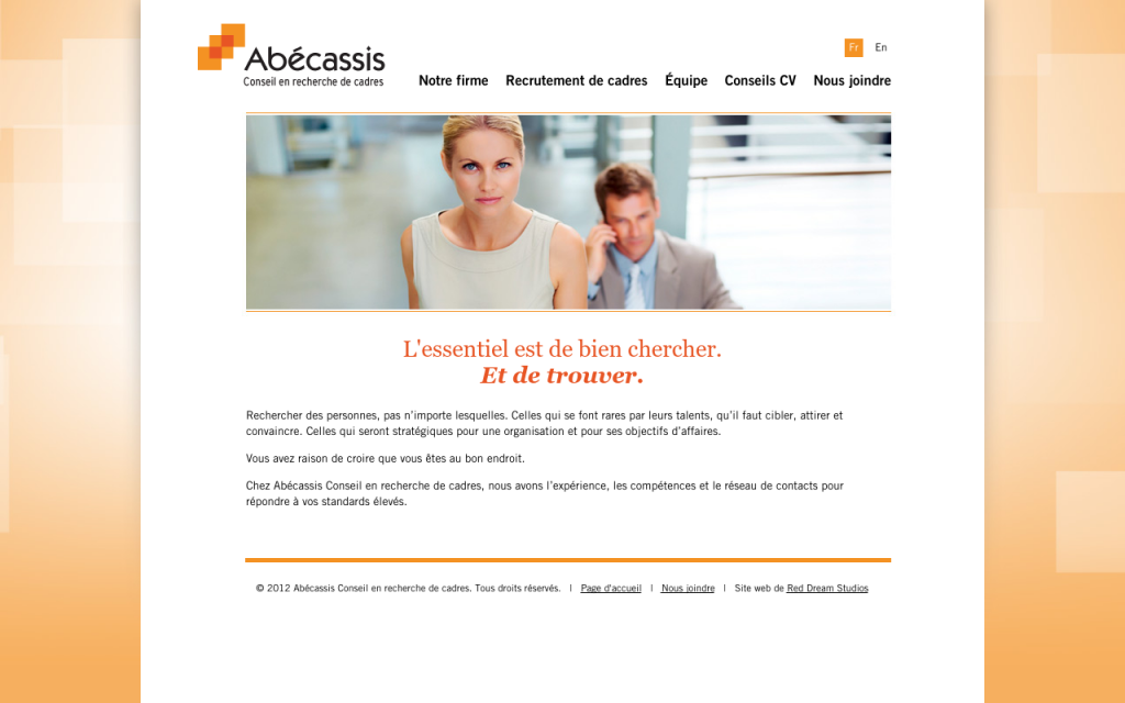 Abecassis Conseil Website